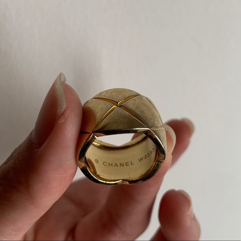 Crush Gold Chunky Ring - Picture 11 of 13